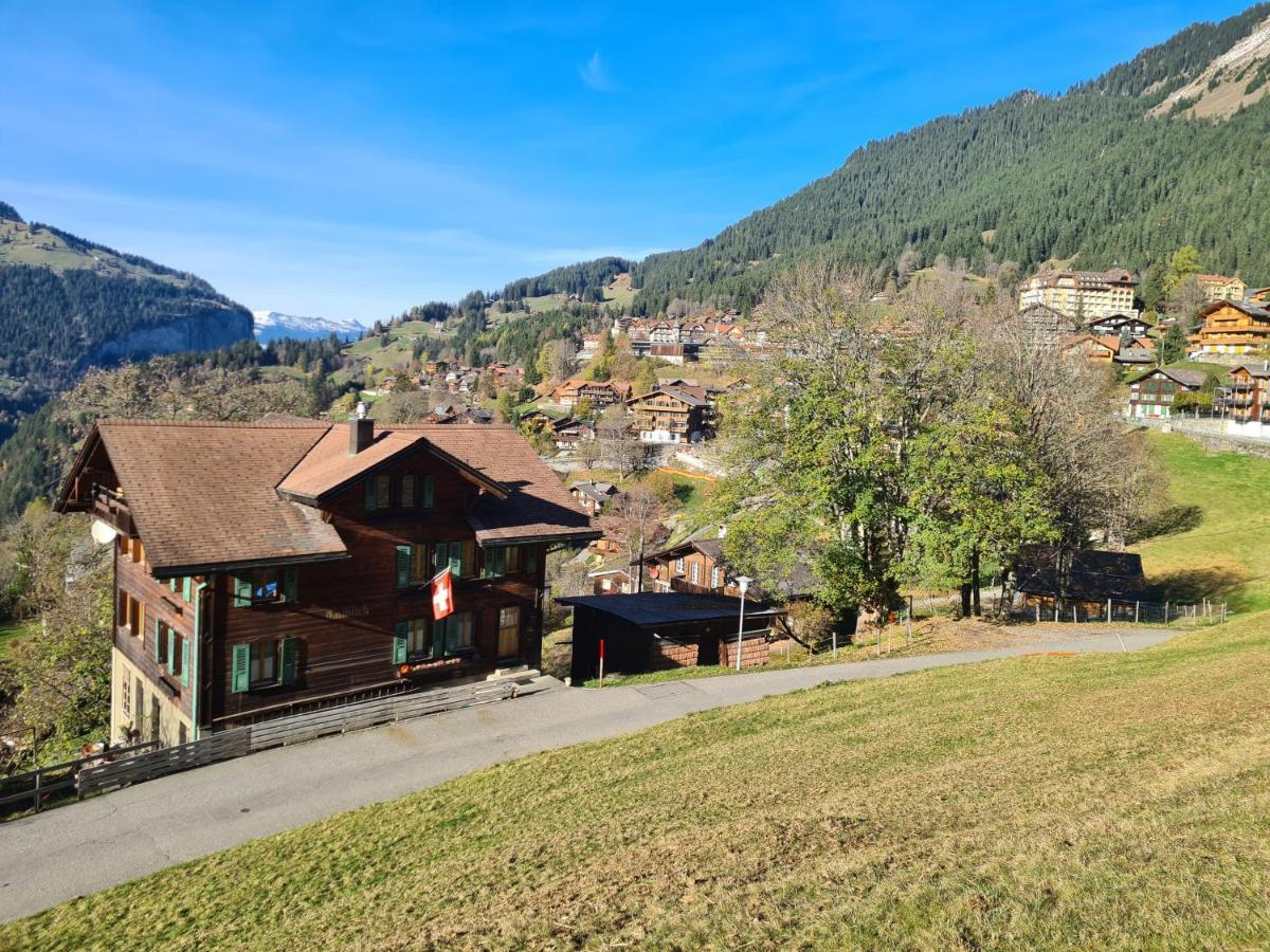 Traditional Chalet In Wengen - Top Floor Apartman Kültér fotó