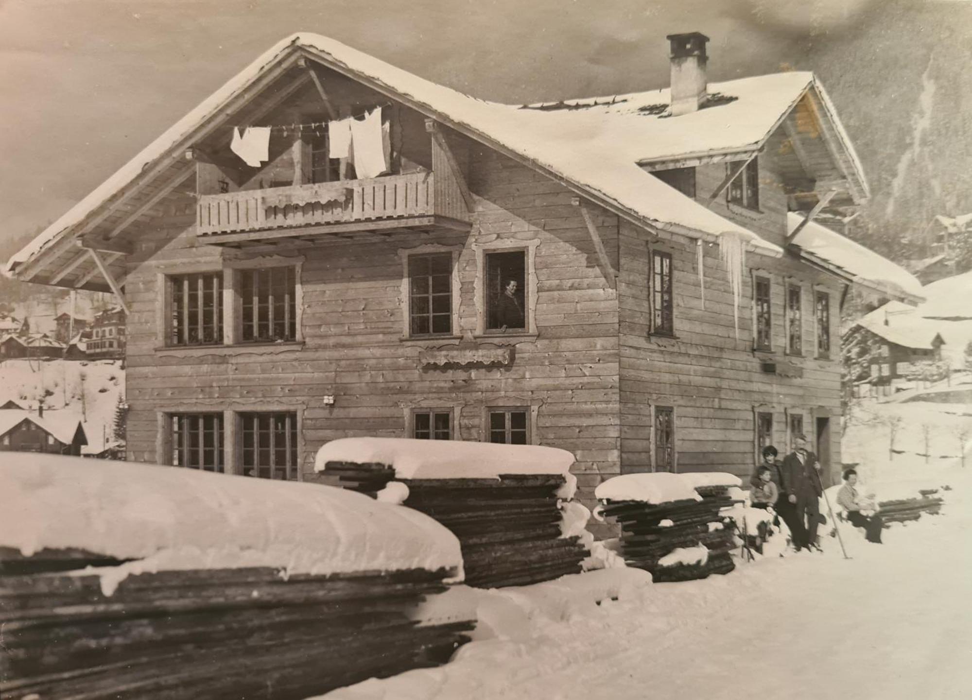 Traditional Chalet In Wengen - Top Floor Apartman Kültér fotó